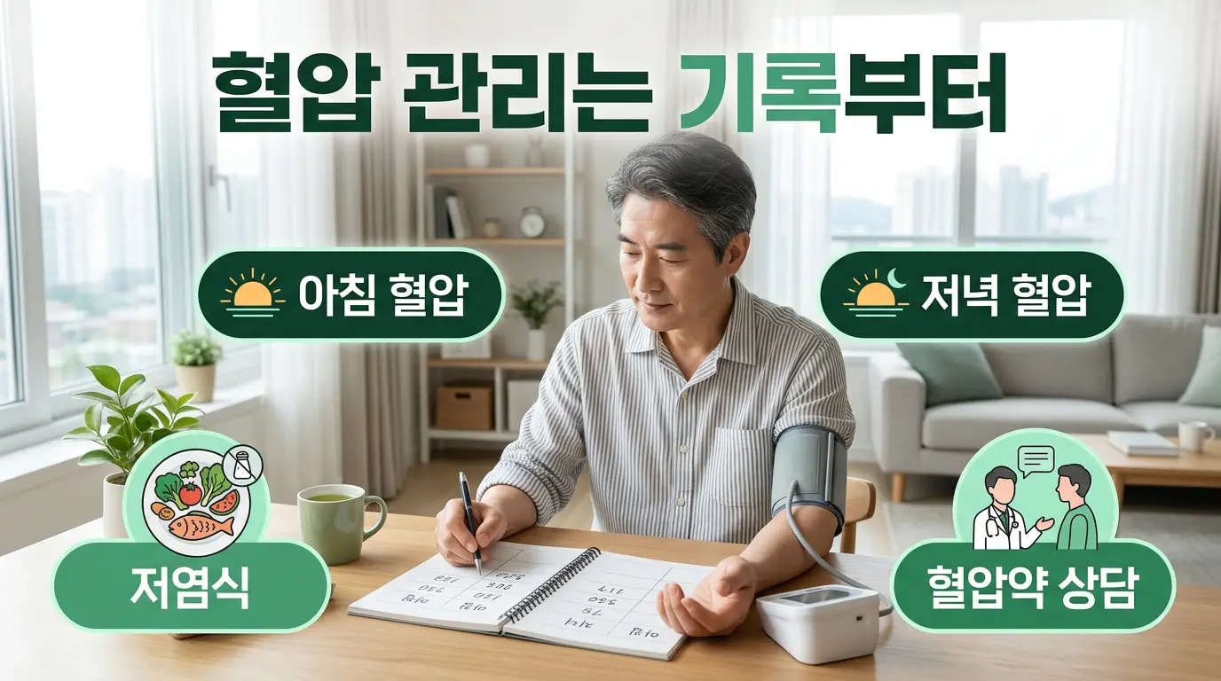 폴리코사놀 혈압 관리 가정혈압 저염식 혈압약 상담