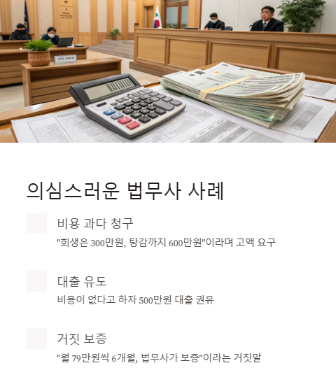 의심스로운 법무사 사례