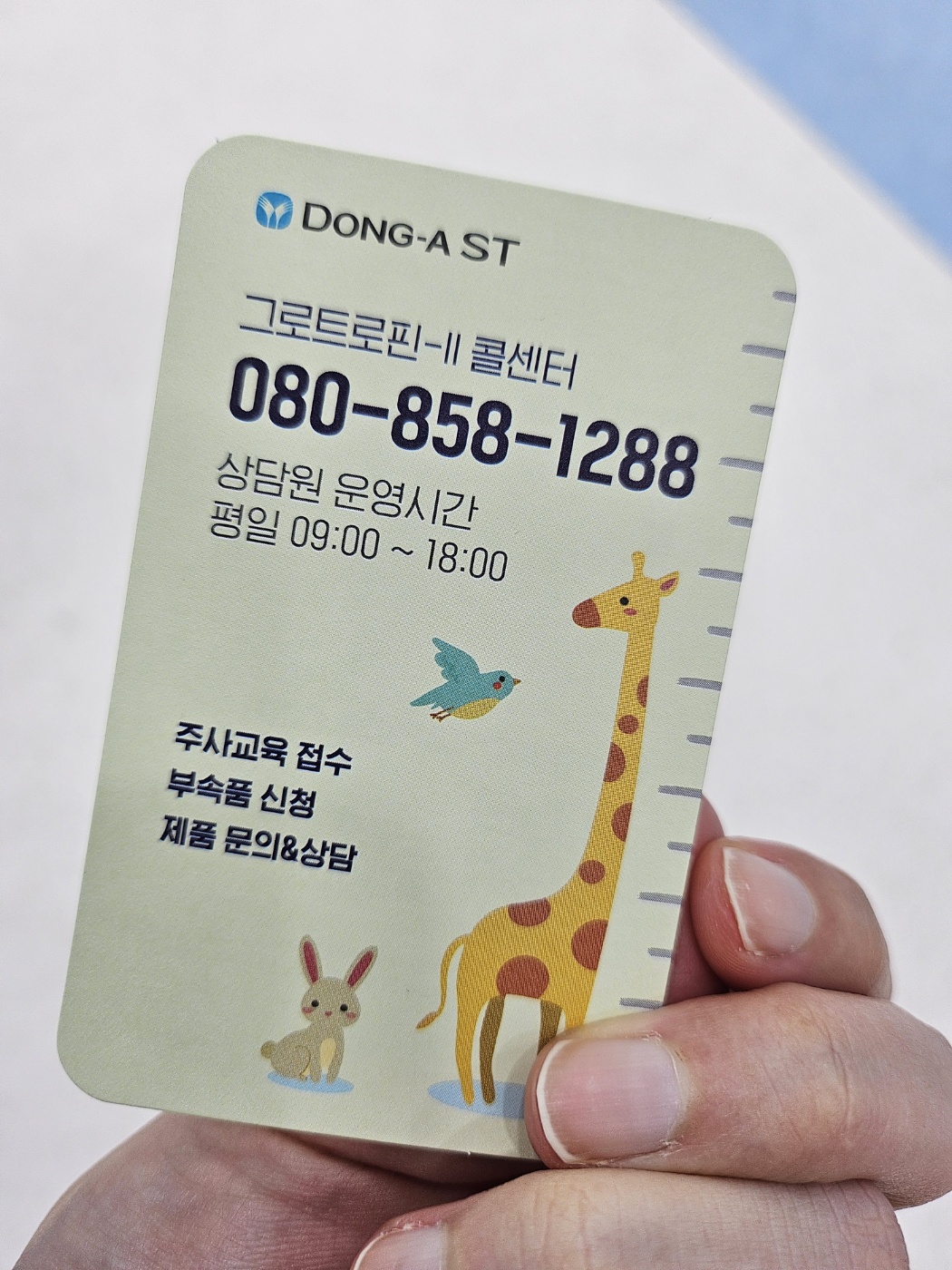 주사비용과 주사 처방