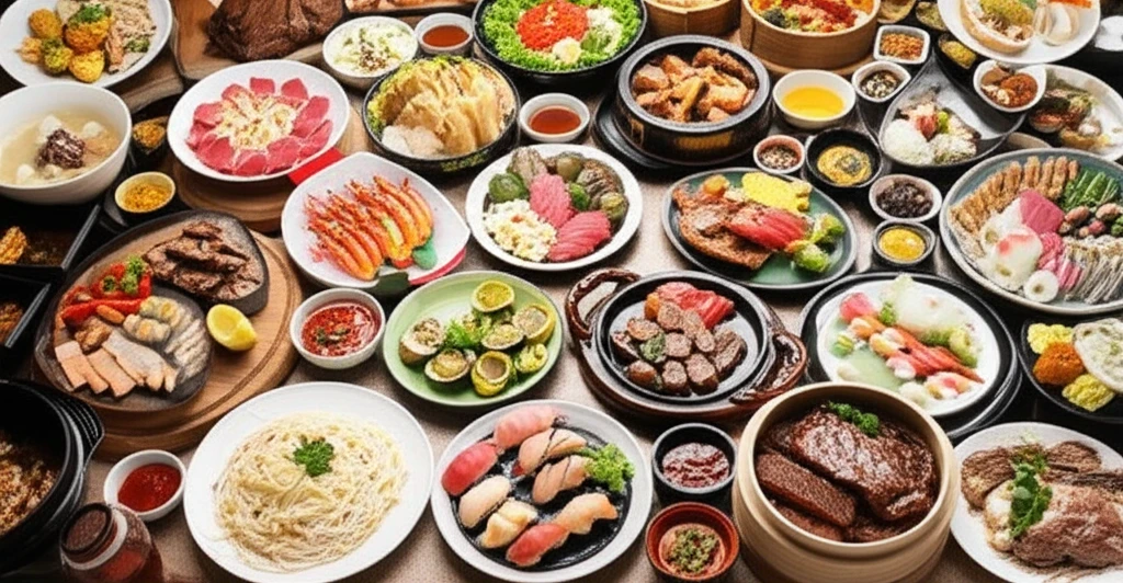 분당 더 카라 뷔페: 잊지 못할 아기..