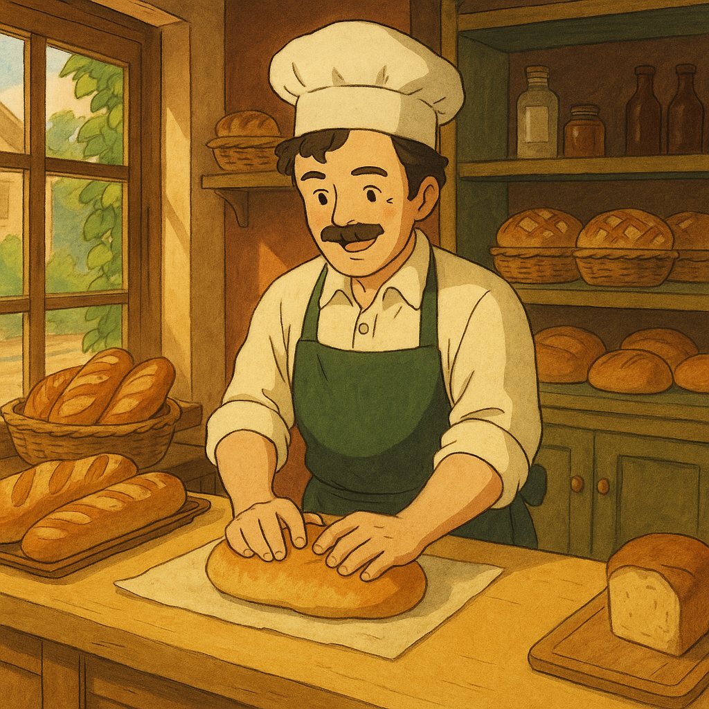 인생여정수 1 빵집 일러스트