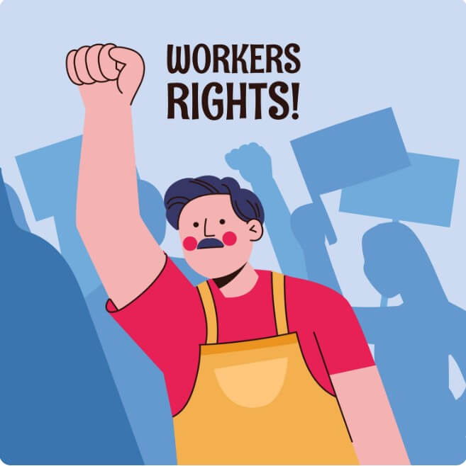 노동의 중요성을 상징