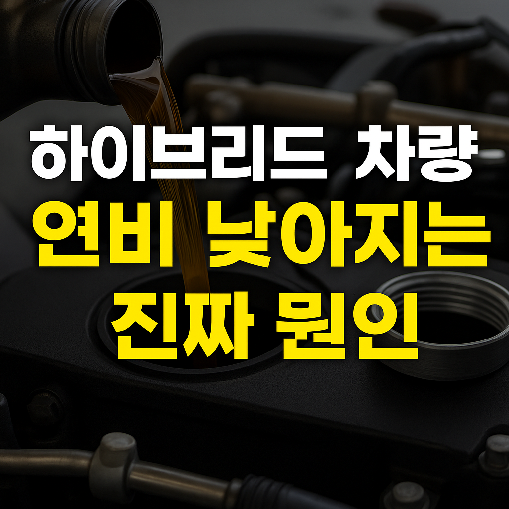 하이브리드 차량 연비 낮아지는 진짜 원인