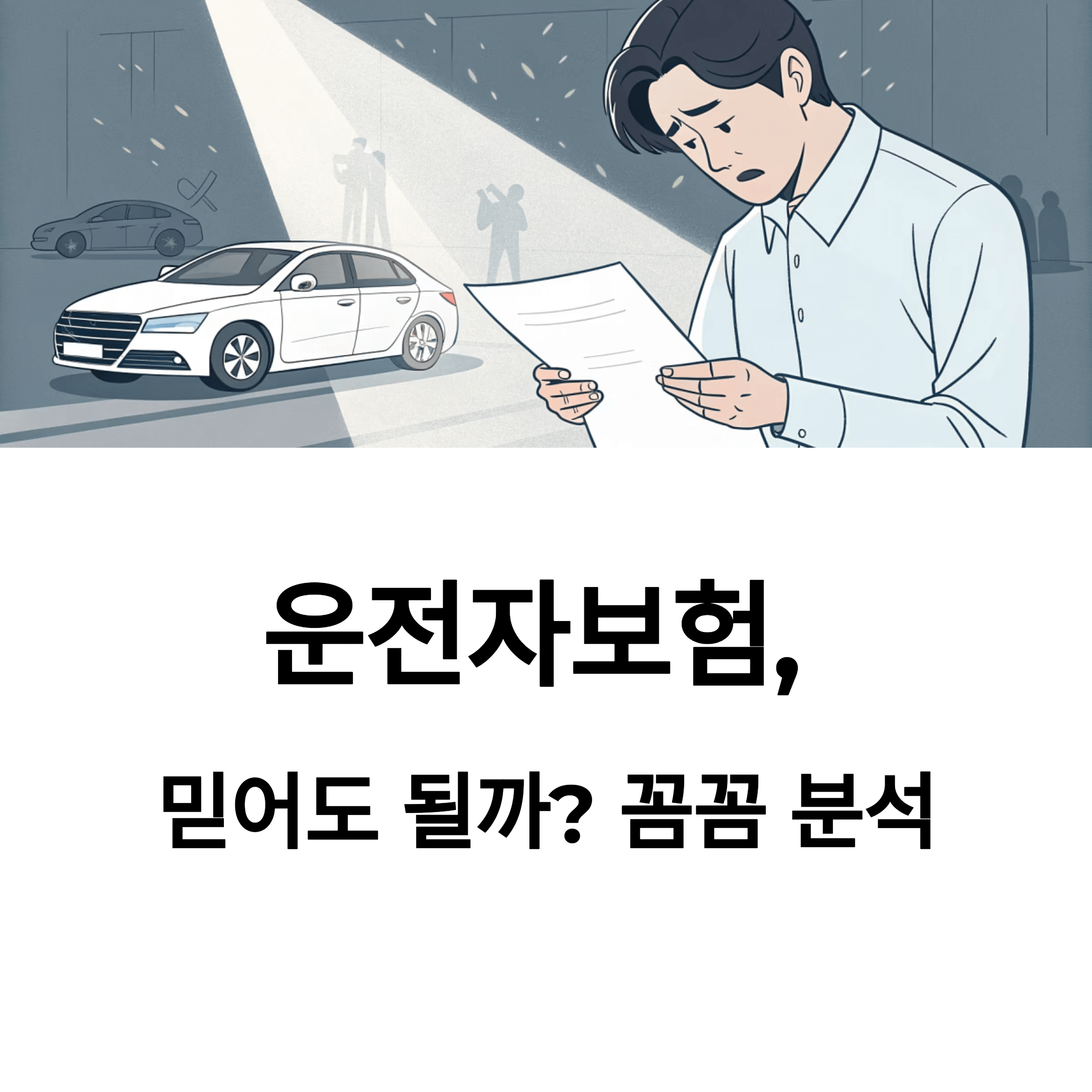 운전자 보험, 믿어도 될까? 꼼꼼 분석