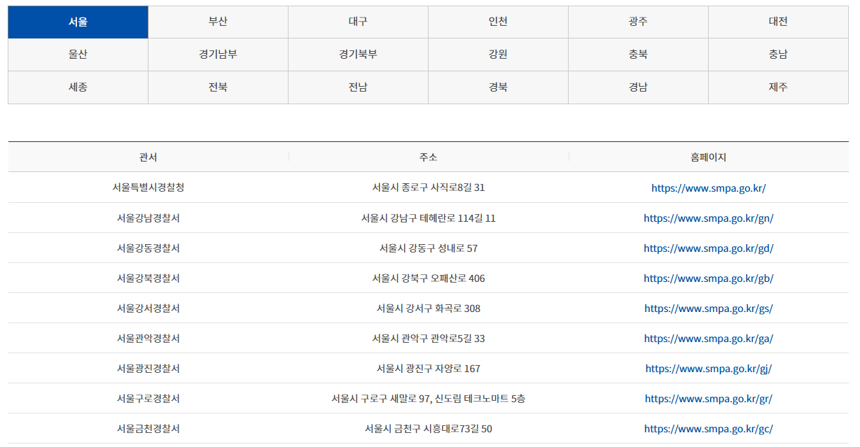 전국-경찰관서-조회-바로가기