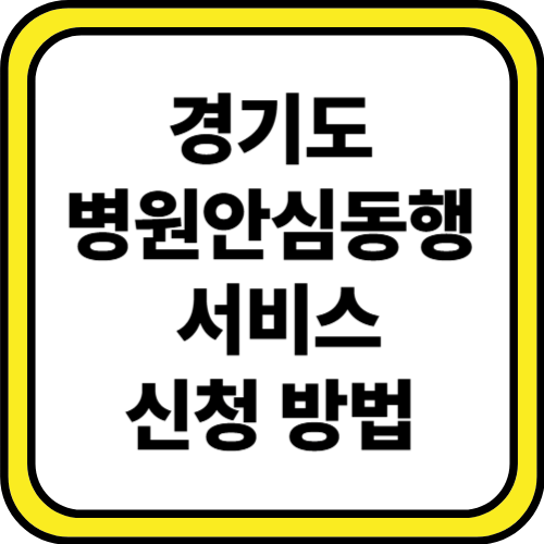 경기도 병원 동행서비스