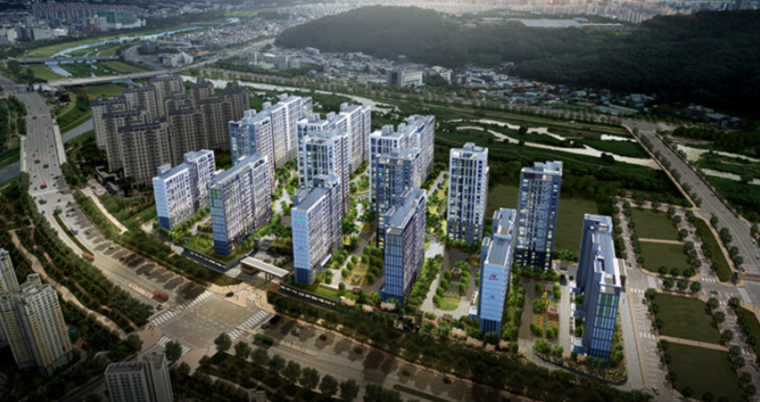 갑천1 트리풀시티 힐스테이트 조감도