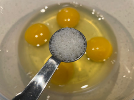 계란찜 간 맞출 때 소금