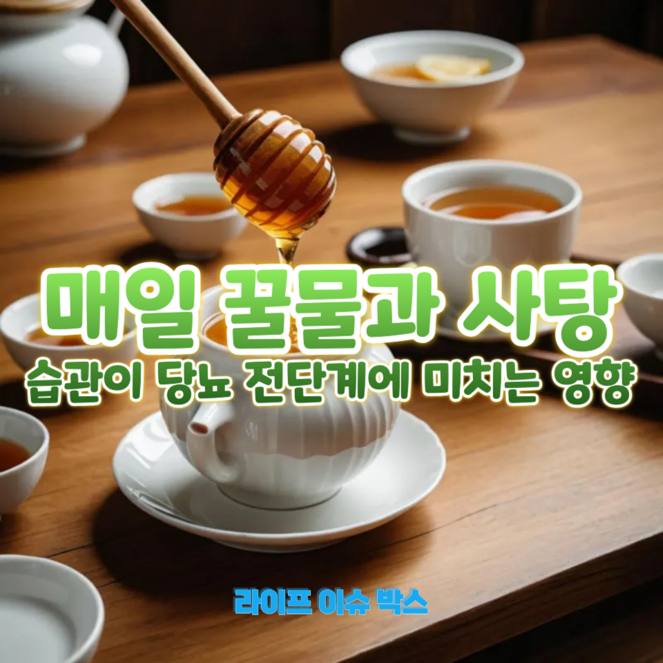 매일 꿀물과 사탕
