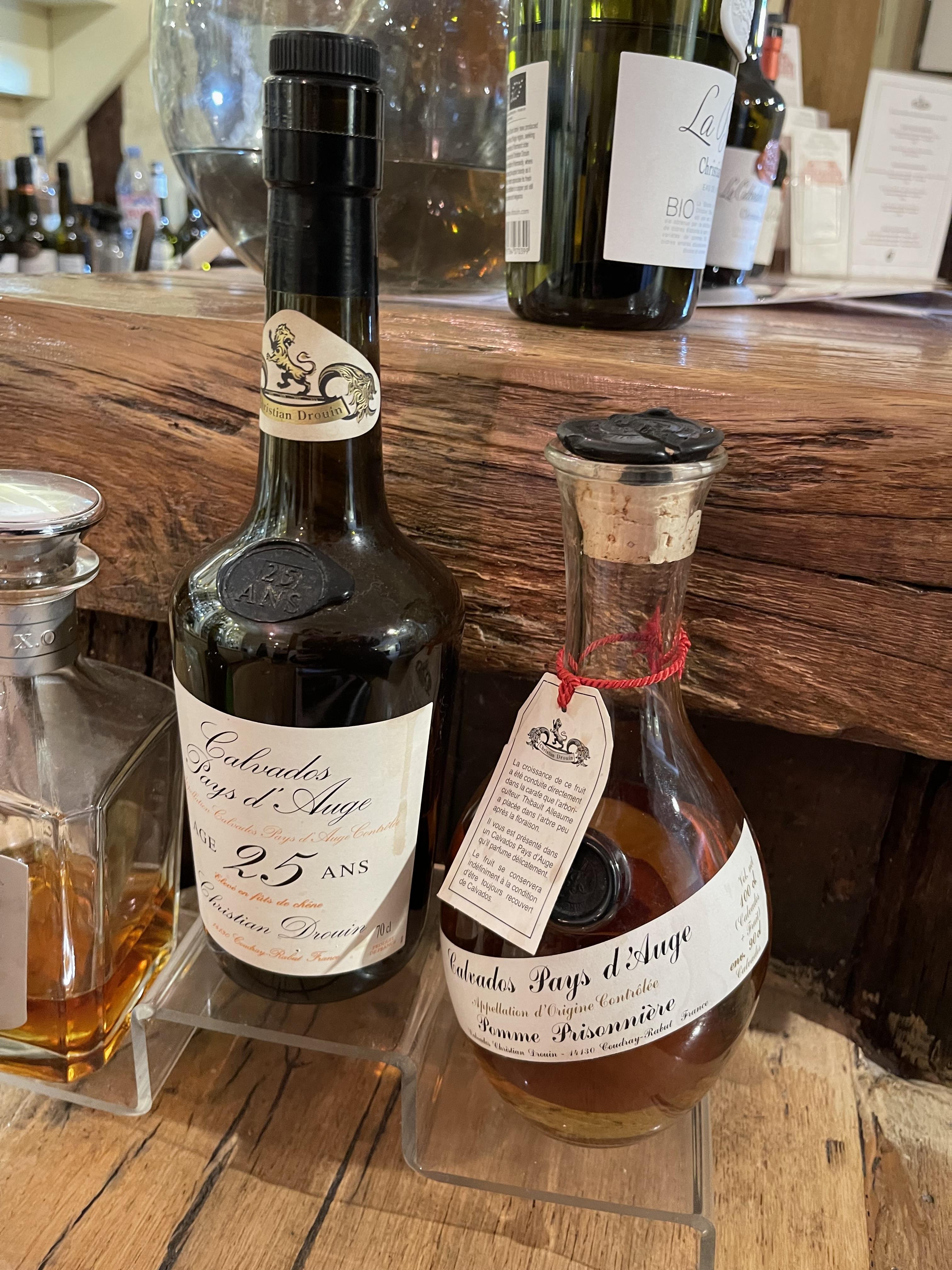 Christian Drouin Pomme Prisonniere와 25년 숙성