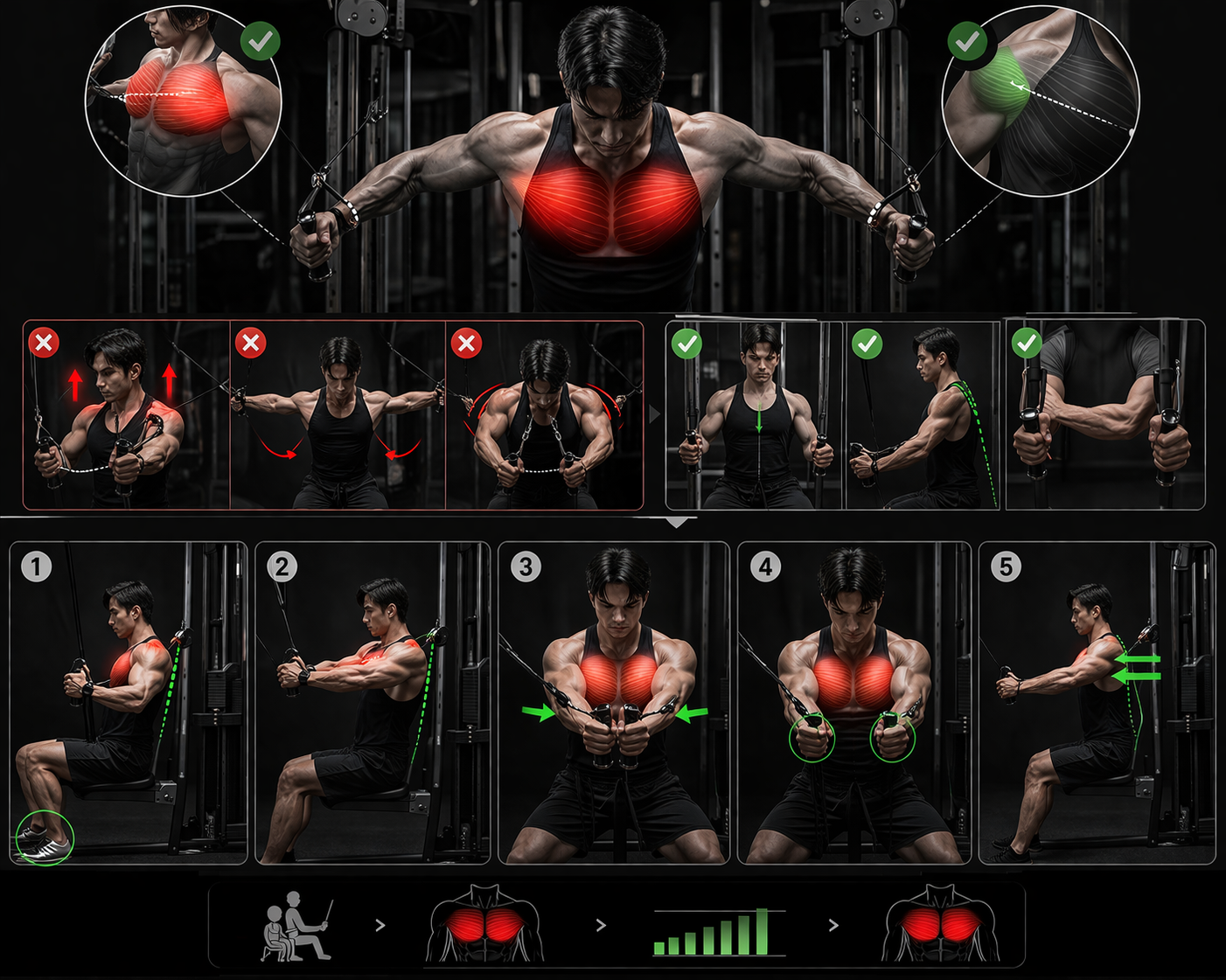 어깨 개입 완전히 차단하는 케이블 루틴 구조