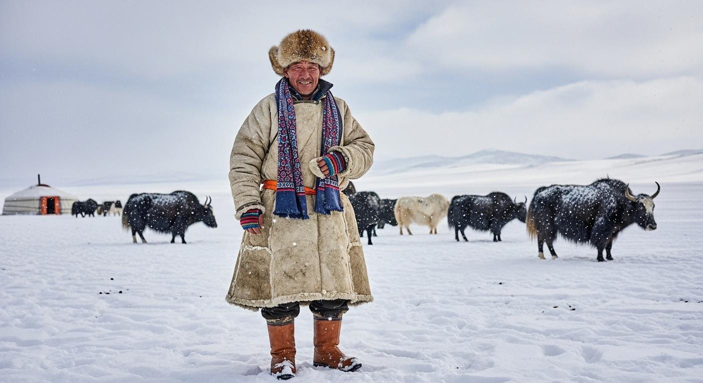 몽골 겨울 여행 옷차림