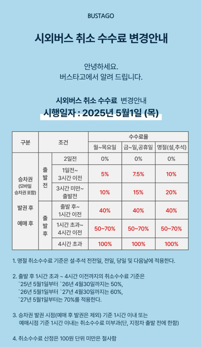 시외버스 통합예매 버스타고 사진 12