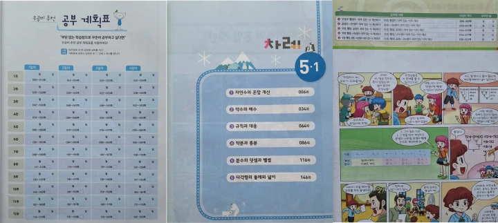 우공비-수학-단원도입-사진