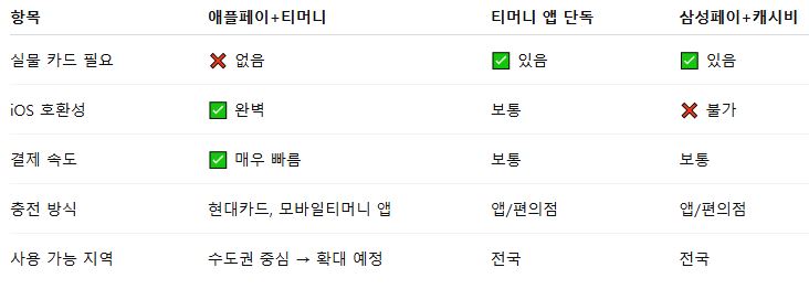 아이폰 교통카드 사용 방법(애플페이 티머니 연동 시작)