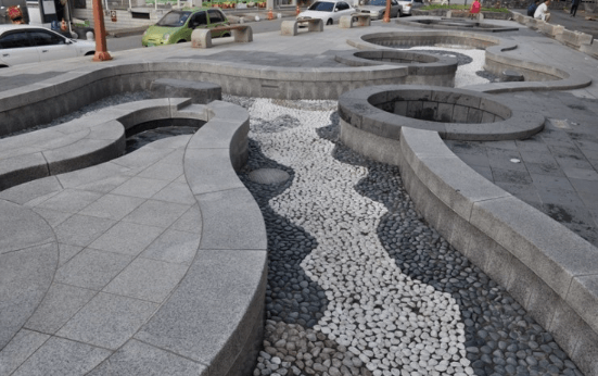 온양온천역 족욕체험장