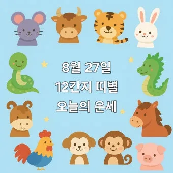 부산일보 오늘의 운세 띠별 운세와 무료 운세 이용법_19