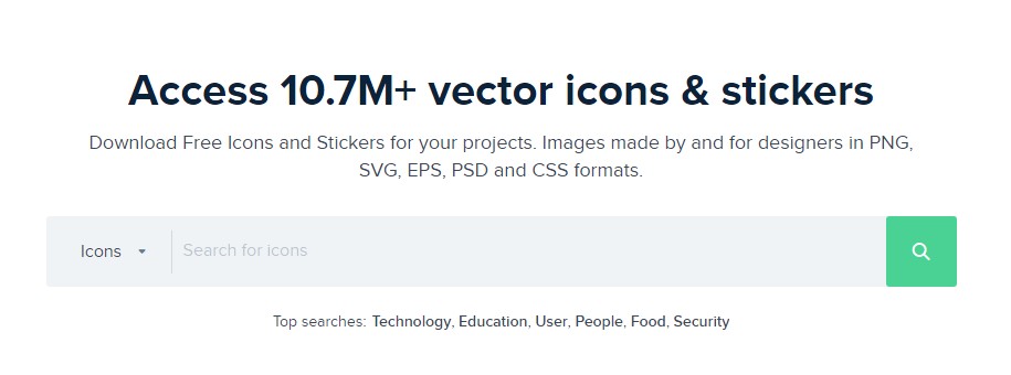 무료아이콘사이트 - 플랫 아이콘