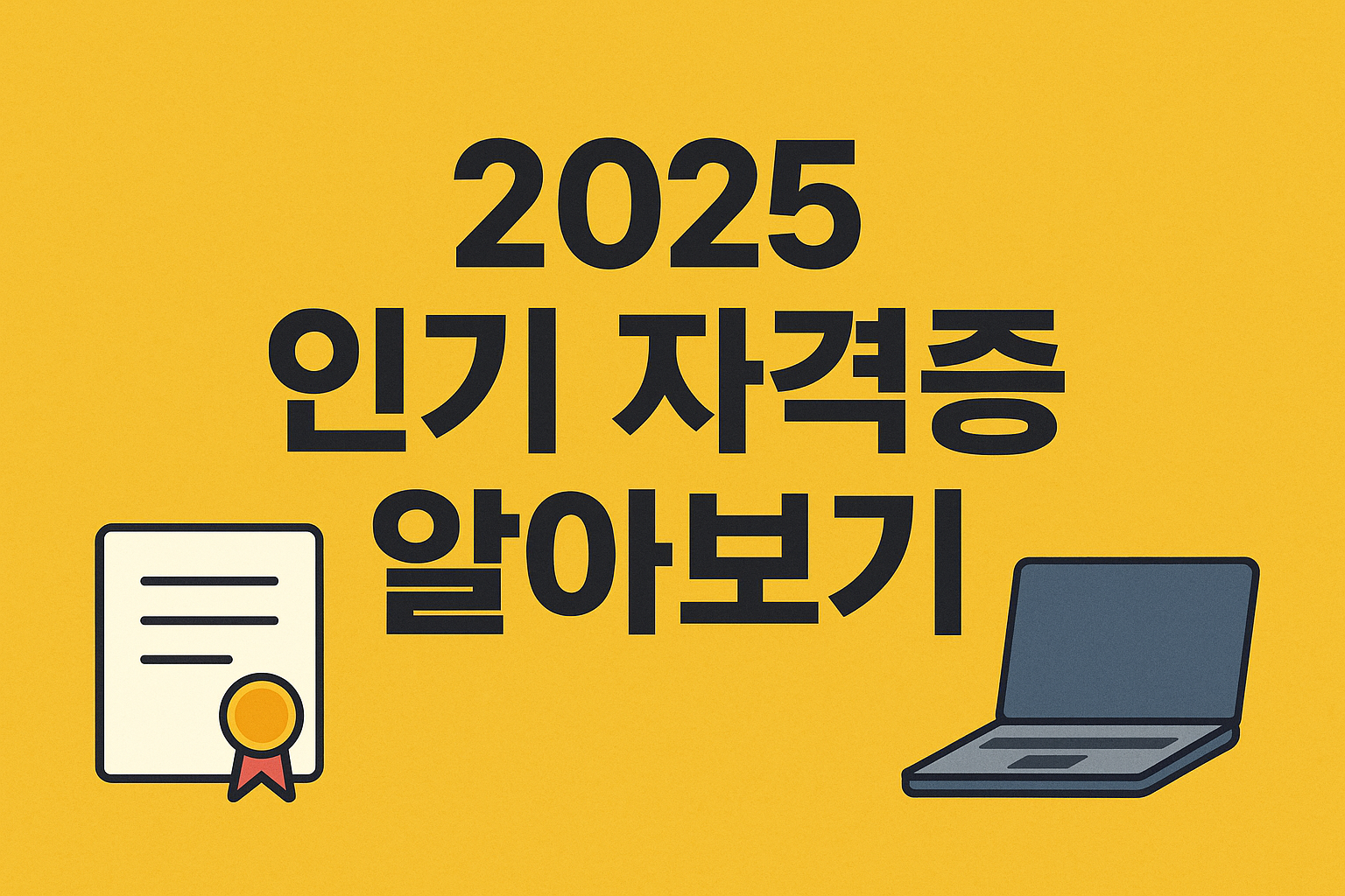 2025 인기 자격증 알아보기에 대한 사진