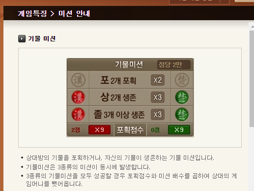 피망장기 게임방법