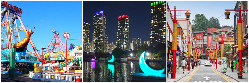 월미도, 문보트, 차이나타운 사진