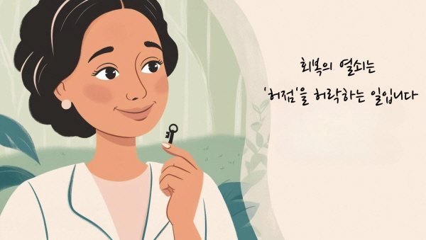 회복의 열쇠는 ‘허점’을 허락하는 일입니다에 관한 그림