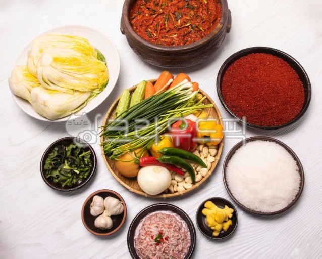 김장김치 재료