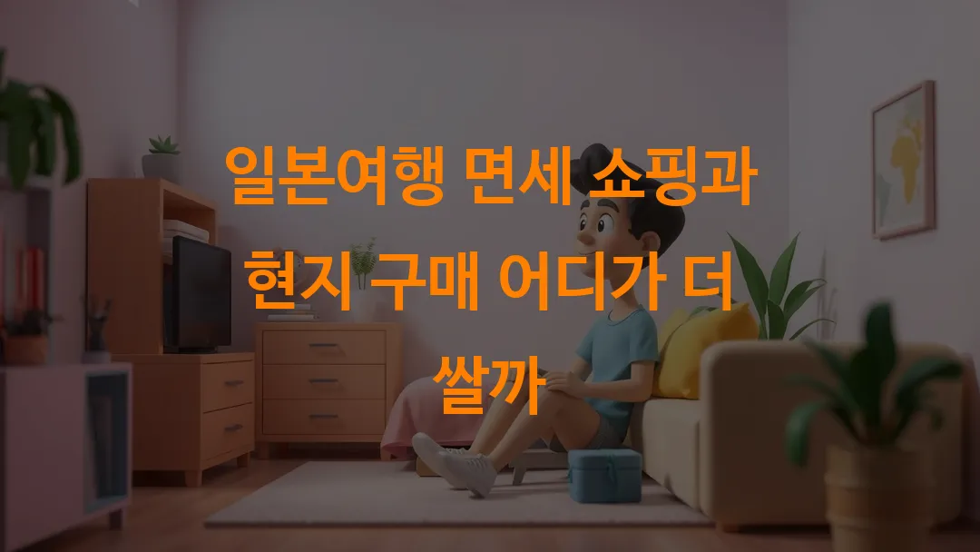 일본여행 면세 쇼핑과 현지 구매 어디가 더 쌀까