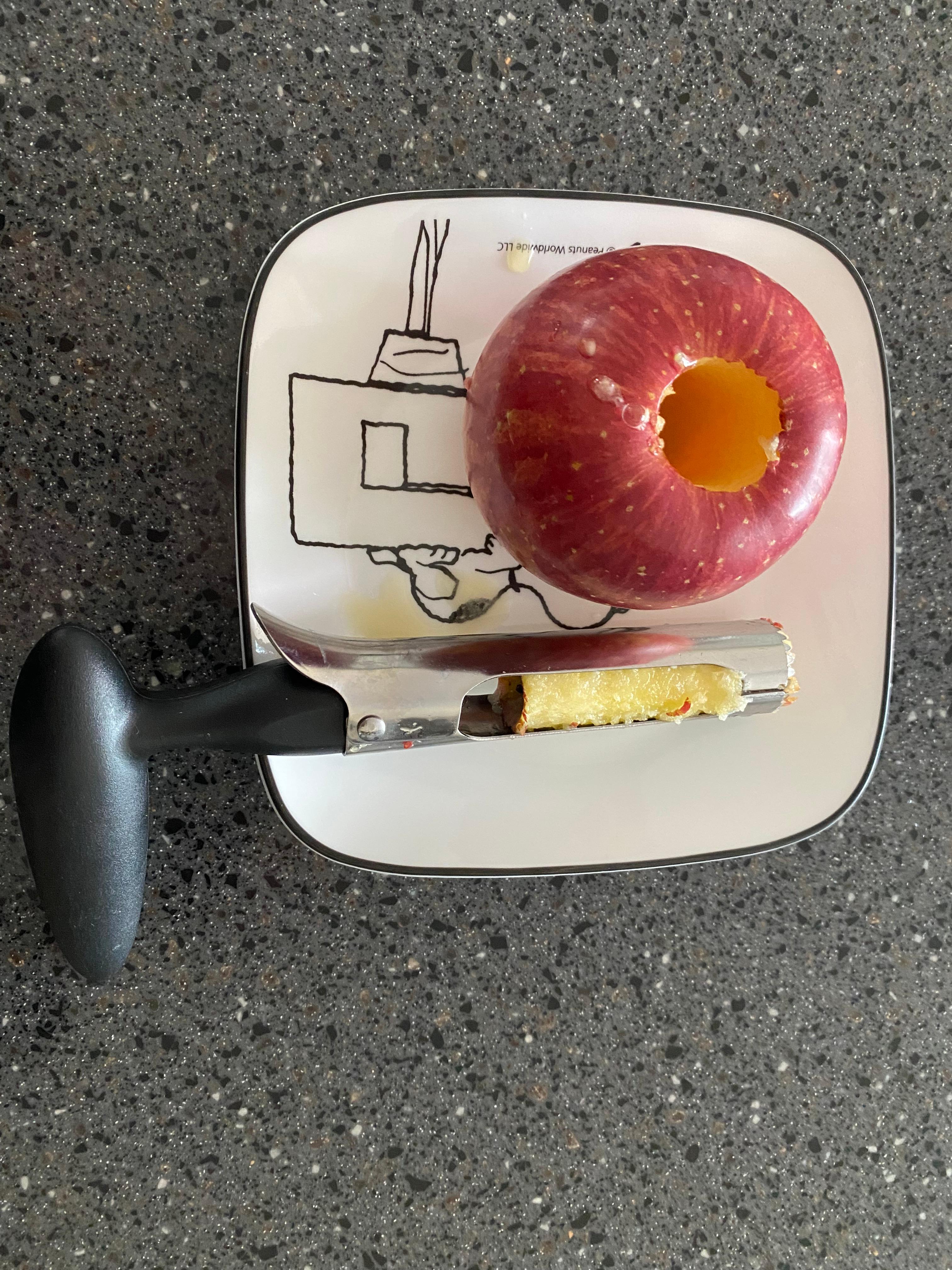 사과 씨뺀후 모습