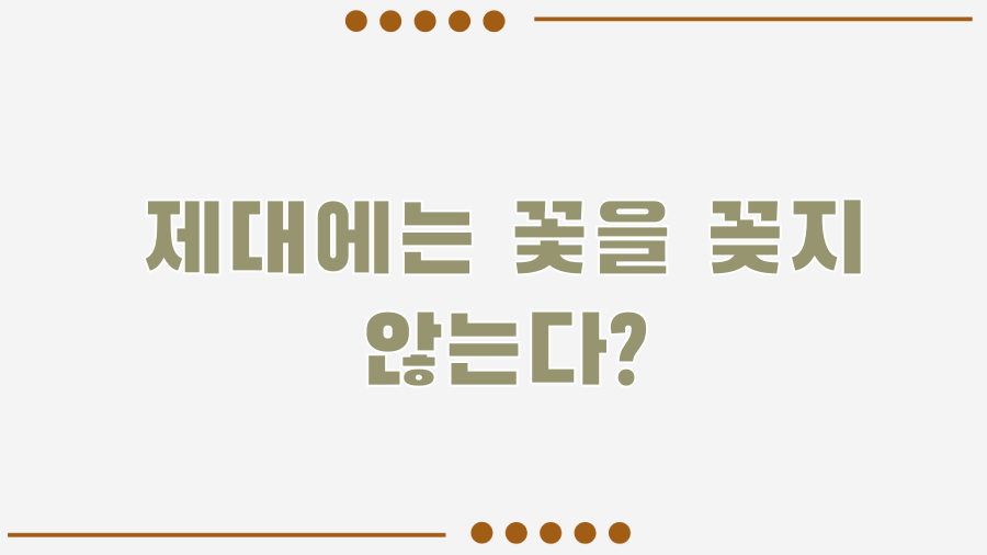 사순절 꽃꽂이, 40일의 묵상! 당신의 마음을 담아보세요 - 색상의 절제 - 제대에는 꽃을 꽂지 않는다? 사순절 꽃꽂이, 40일의 묵상! 당신의 마음을 담아보세요 - 색상의 절제 - 제대에는 꽃을 꽂지 않는다?
