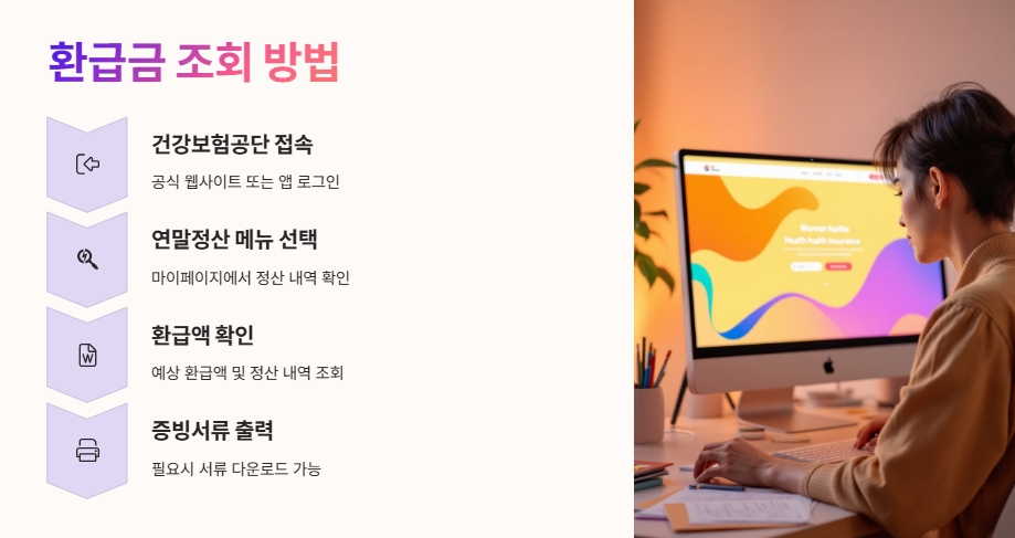 환급금 조회 방법