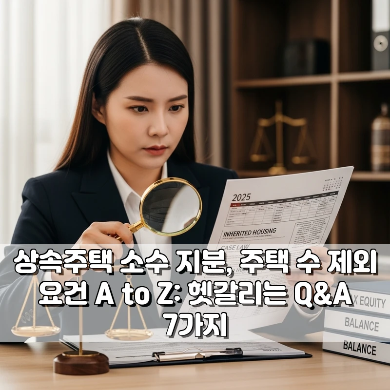 상속주택 주택수 포함에 대한 최신 판례 분석: 전문가가 제시하는 법적 쟁점과 대응 전략 (2025년 업데이트)