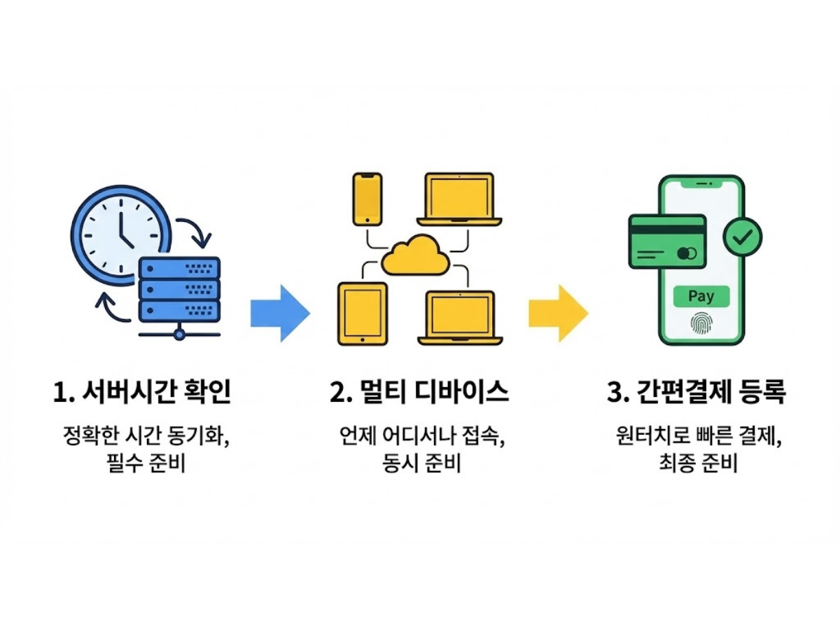 1%의 차이를 만드는 티케팅 성공 세팅법