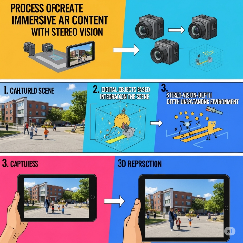 Stereo Vision을 활용한 몰입형 AR 콘텐츠 생성 방법