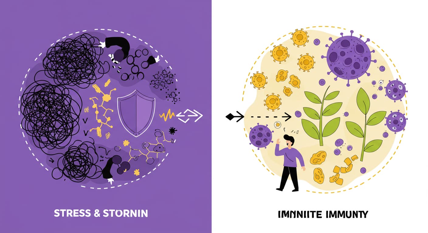 스트레스가 면역력을 갉아먹는다고? 놀라운 우리 몸의 비밀!