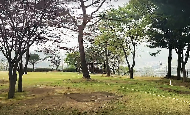 강변 따라 힐링 서종파크골프장