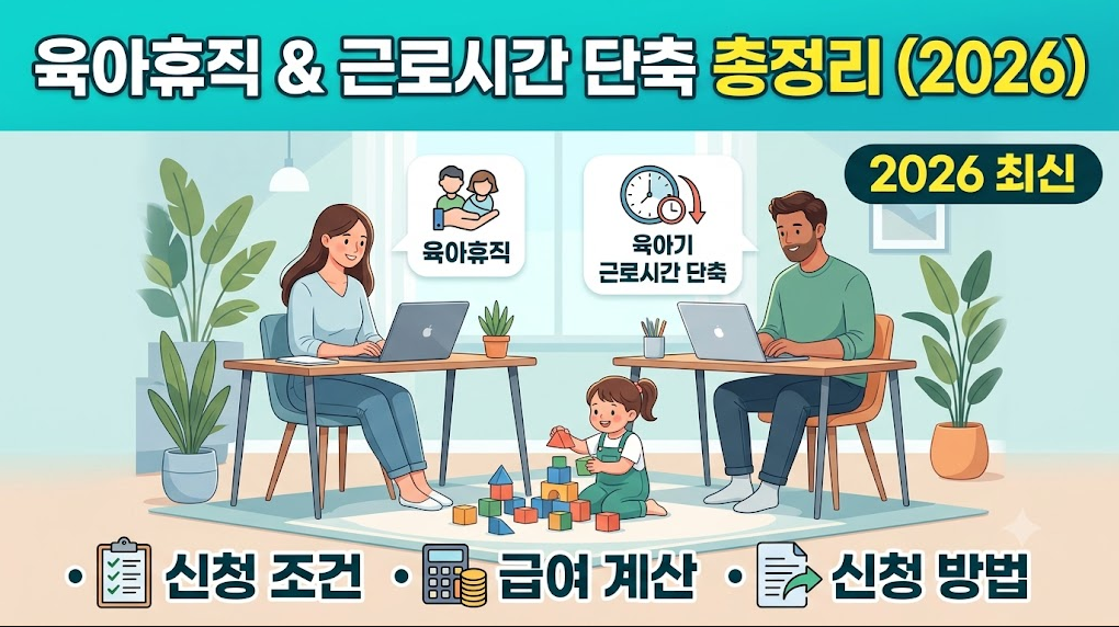 육아휴직 및 육아기 근로시간 단축 총정리
