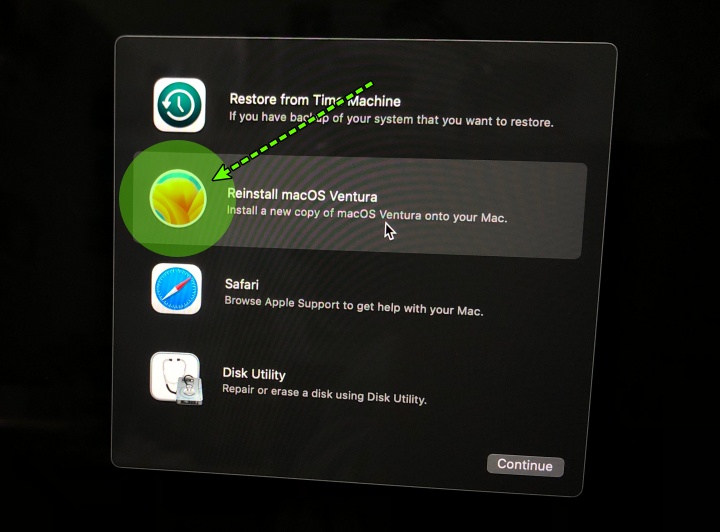 맥os 벤츄라 재설치