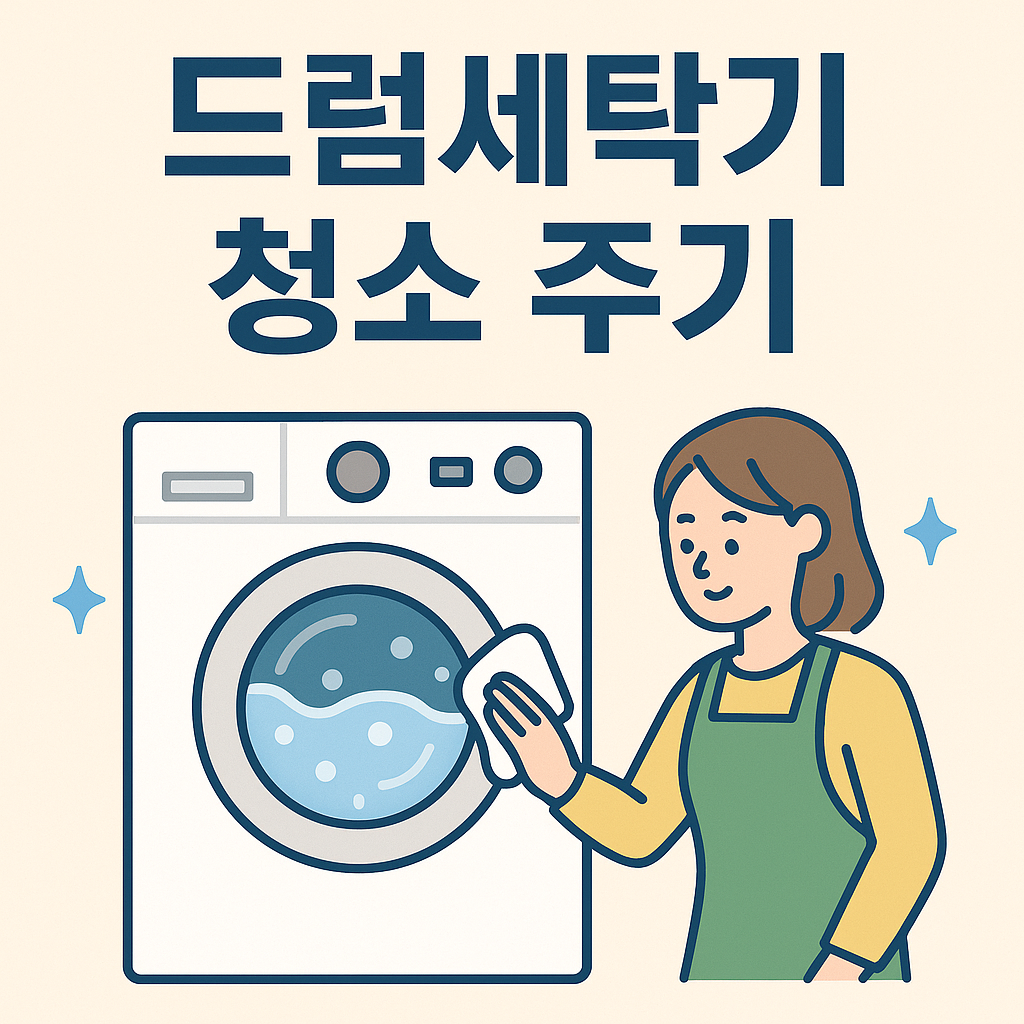 드럼세탁기 청소 주기 완전정복 관련 이미지