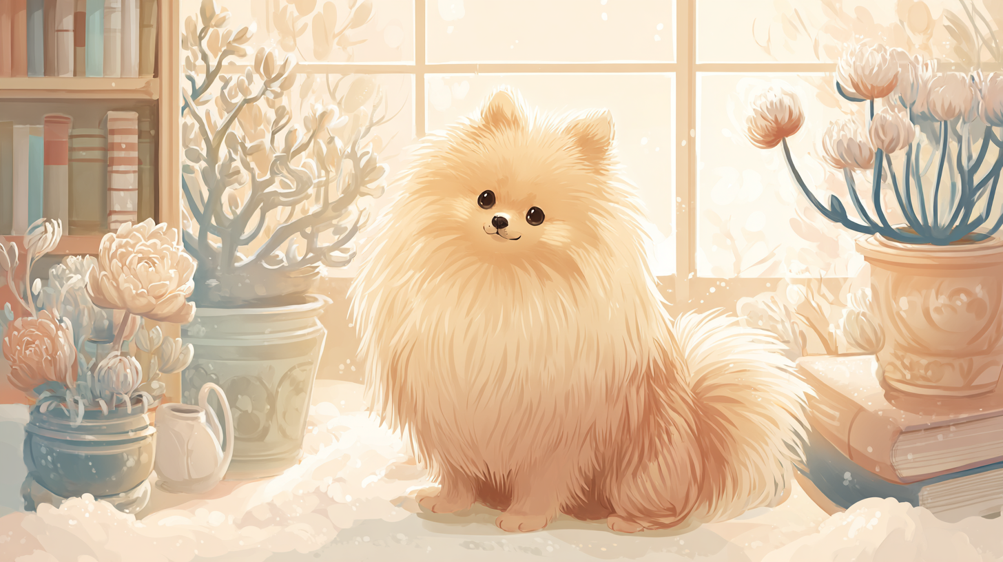 포메라니안 순종 구별법