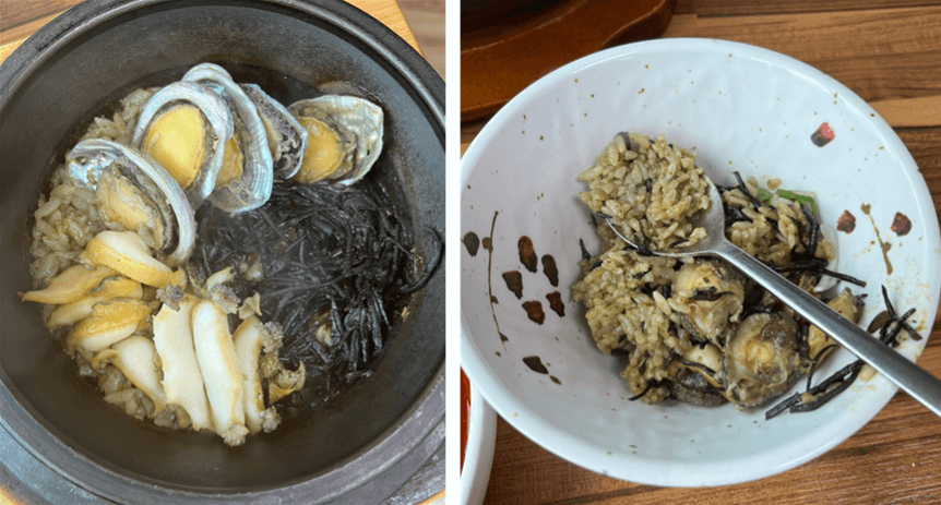 맛있고-담백한-전복돌솥밥