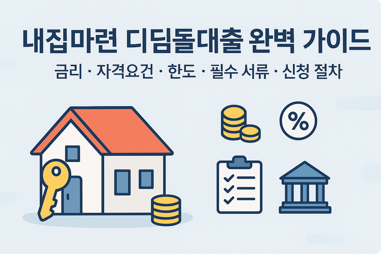 내집마련 디딤돌대출 완벽 가이드