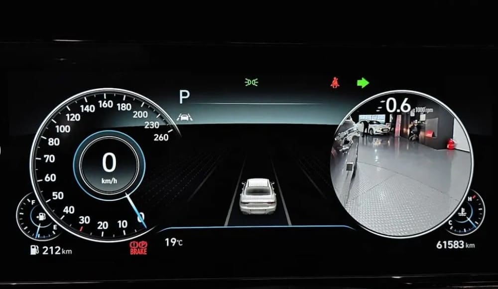 현대 그랜저 IG 중고차 디지털 계기판