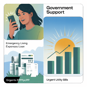 정부지원 소액 생계비 긴급 대출 이미지