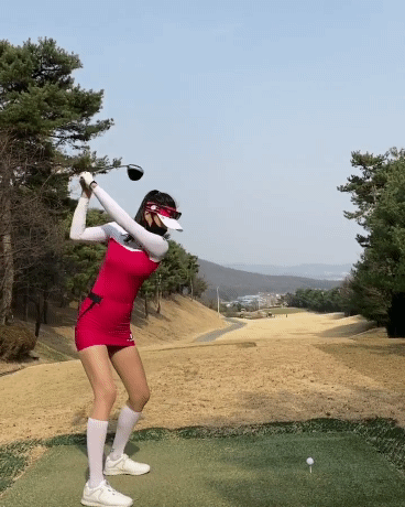 '골프에 반하다' 문정현 프로 미녀골퍼