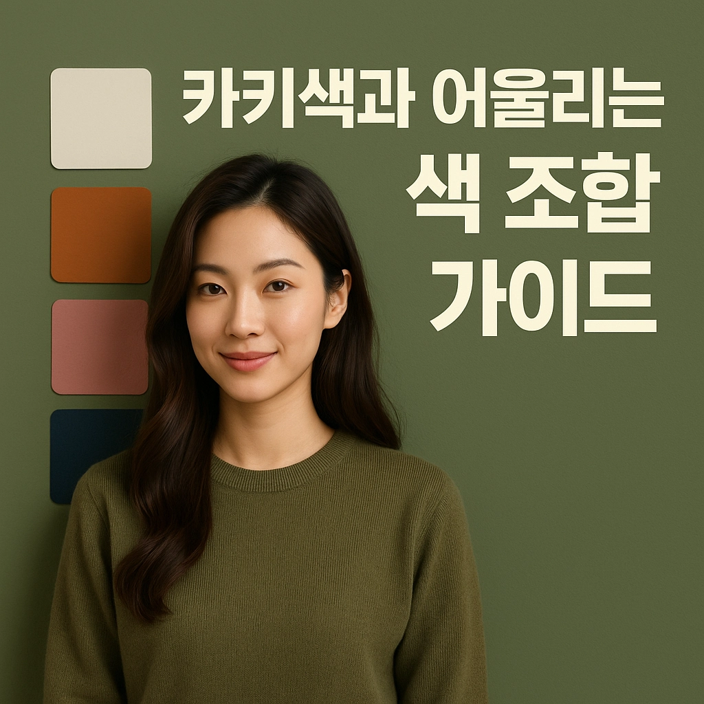 카키색과 어울리는 색 조합 가이드