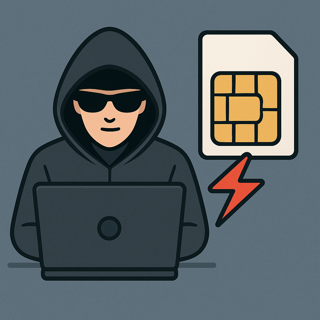 SKT 유심 해킹 사건 일러스트