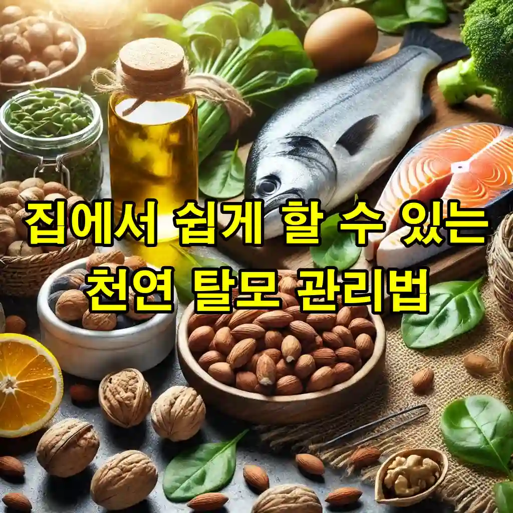 천연 성분을 활용한 탈모 예방 방법 집에서 쉽게 할 수 있는 천연 탈모 관리법