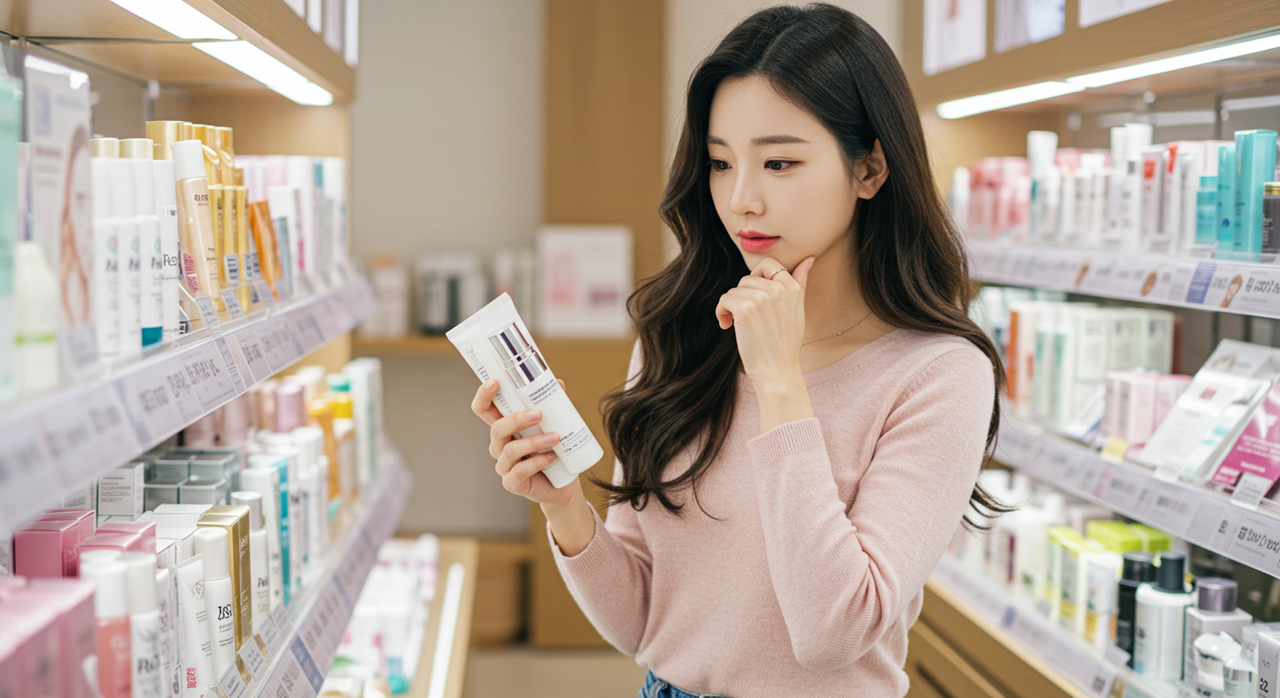 공스킨 트러블 라인