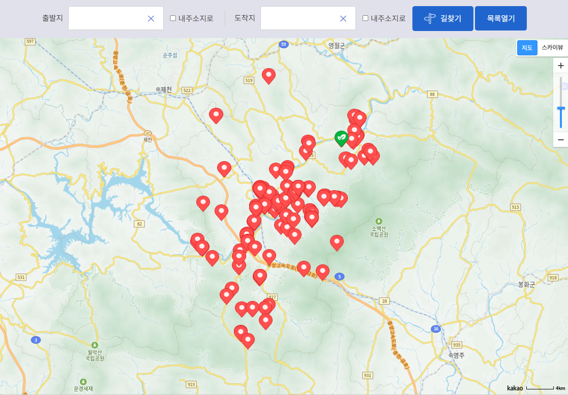 소백산 자연휴양림 예약 정감록 휴양관 북벽 상선암 숲속의집